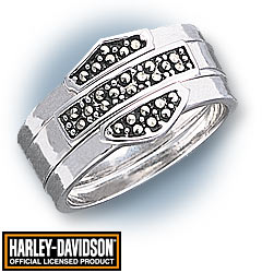 Harley-Davidson® / Franklin Mint's  Ladies Stacking Ring