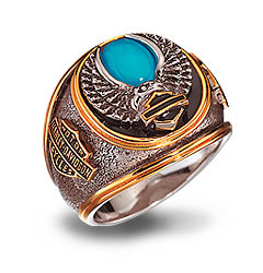 Franklin Mint and Harley-Davidson's® Men's Desert Rider Ring