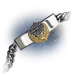 Harley-Davidson® / Franklin Mint's  Wings of Freedom Bracelet for men