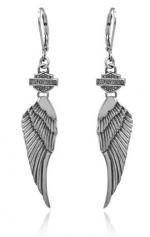 Harley-Davidson®  Sharp Wing Earrings