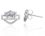 Harley-Davidson® Outline Post Earrings (S)