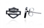 Harley-Davidson® Outline Post Earrings (R)