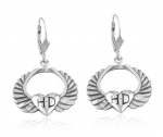 Harley-Davidson ® Winged Heart HD Earrings