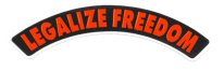 LEGALIZE FREEDOM (Rocker)