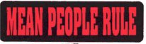 MEAN PEOPLE RULE