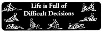 Life is Full of Difficult Decisions (Sexual Positions)