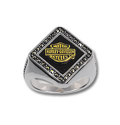 Harley-Davidson® - Forever Ladies Ring - Marcasite