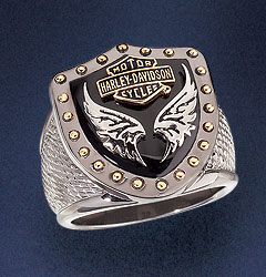 Harley-Davidson® Black Knight Men's Ring