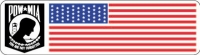 POW MIA LOGO AMERICAN FLAG