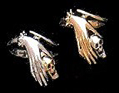 Ladies Hand Skull Ring