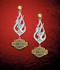 Tribal Flame Earrings
