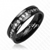 Titanium Black CZ Ring