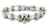  Women's Motorcycle Bike Chain Bracelet with Skulls for all bikers