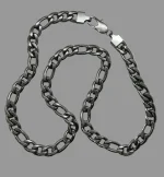 11mm Figaro Chain Necklace Stainless Steel FREE SHIPPING