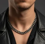 12mm Tattoo Curb Link Chain Stainless Steel