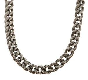 17mm Tattoo Curb Link Chain Stainless Steel Free Shipping - Product Image