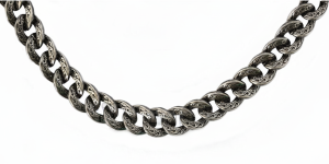 13mm Small Tattoo Curb Link Chain Unisex Necklace Stainless SteelFREE SHIPPING - Product Image