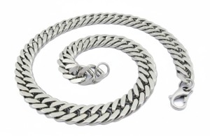 15mm Wide Stainless Steel Curb Link Men's Necklace 24 Inches FREE SHIPPING 15mm Wide Stainless Steel Curb Link Men's Necklace 24 Inches FREE SHIPPING - Product Image