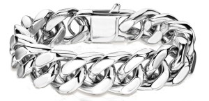 16mm Stainless Steel Bracelet Designer Cuban Link  - Product Image