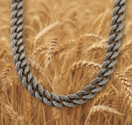 17mm Large Tattoo Curb Link Chain Men's Necklace Stainless SteelFree Shipping
