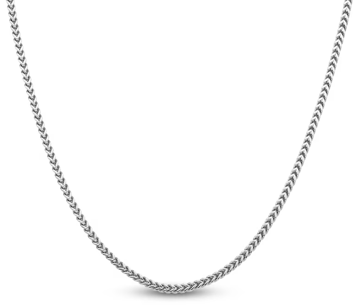2mm Foxtail Link Chain Unisex Necklace Stainless SteelFREE SHIPPING