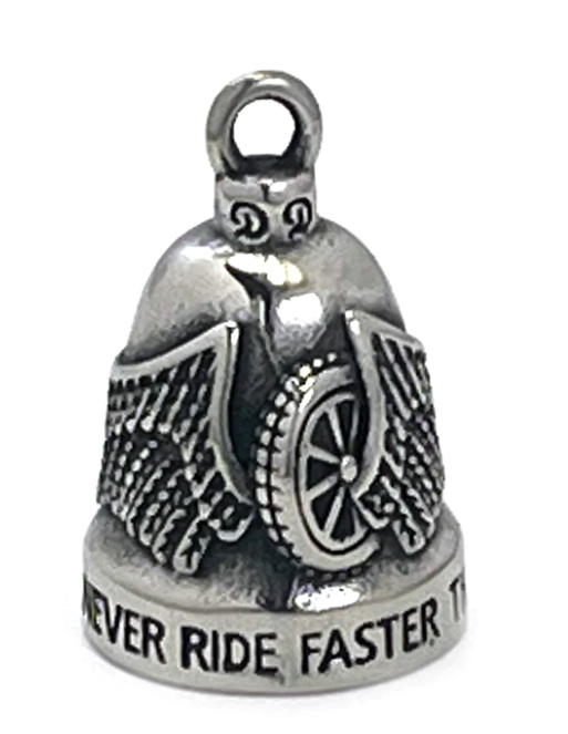 Winged Wheel Motorcycle Ride Bell® Stainless Steel RB29 FREE SHIPPING Winged Wheel Motorcycle Ride Bell® Stainless Steel RB29 FREE SHIPPING - Product Image