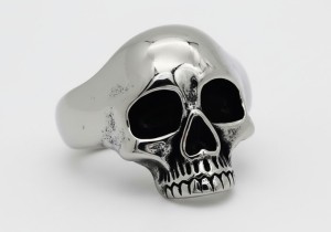 Small Skull Ring - Unisex Stainless Steel Biker Jewelry