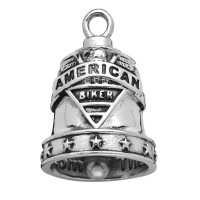 Large American Biker Motorcycle Ride Bell&reg; Biker Bell Stainless Steel RB5L FREE SHIPPING - Product Image
