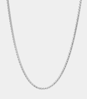 3mm Stainless Steel Foxtail Chain Necklace - Durable Lobster Clasp - Multiple Lengths 3mm Stainless Steel Foxtail Chain Necklace - Durable Lobster Clasp - Multiple Lengths - Product Image