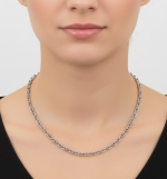 4mm Small Oval Link Chain Unisex Necklace Stainless SteelFREE SHIPPING