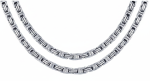 5mm Byzantine Link Chain Unisex Necklace Stainless SteelFREE SHIPPING