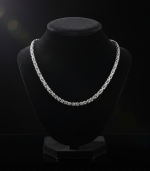 6mm Byzantine Link Chain Unisex Necklace Stainless SteelFREE SHIPPING