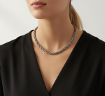 6mm Byzantine Link Chain Unisex Necklace Stainless SteelFREE SHIPPING