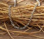 8mm Large Oval Link Necklace Unisex Stainless Steel FREE SHIPPING
