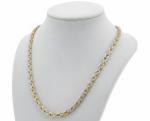 9mm Byzantine Link TT Chain in Gold &amp; Silver Men's Necklace Stainless Steel FREE SHIPPING
