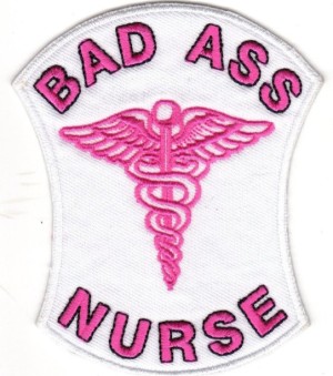 "BAD ASS NURSE" Patch    FREE SHIPPING