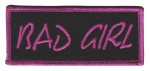 "Bad Girl" Patch Motorcycle Biker PatchFREE SHIPPING