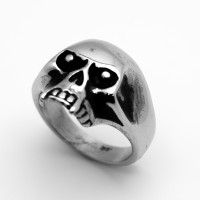 Unisex Vampire Fang Skull Ring Biker Jewelry Stainless Steel  Sizes 7 - 16