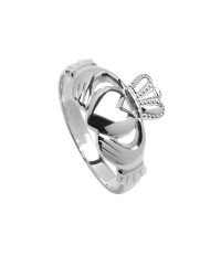 Claddagh Ring Wedding Band Unisex Stainless Steel Ring SR67L Sizes 5-14 Claddagh Ring Wedding Band Unisex Stainless Steel Ring SR67L Sizes 5-14 - Product Image