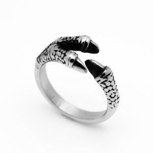 Dragon Claw Ring Eagle Talon Ring Biker Jewelry's Stainless Steel Ring Sizes 7 - 13 - Product Image