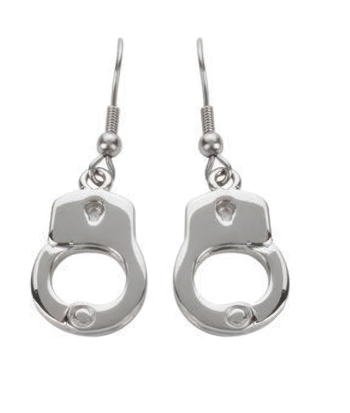 Earrings Stainless Steel Small Handcuffs  - Product Image