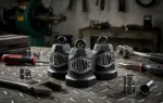 H-D Sculpted "HDMC" Logo Ride Bell Matte Black HRB093