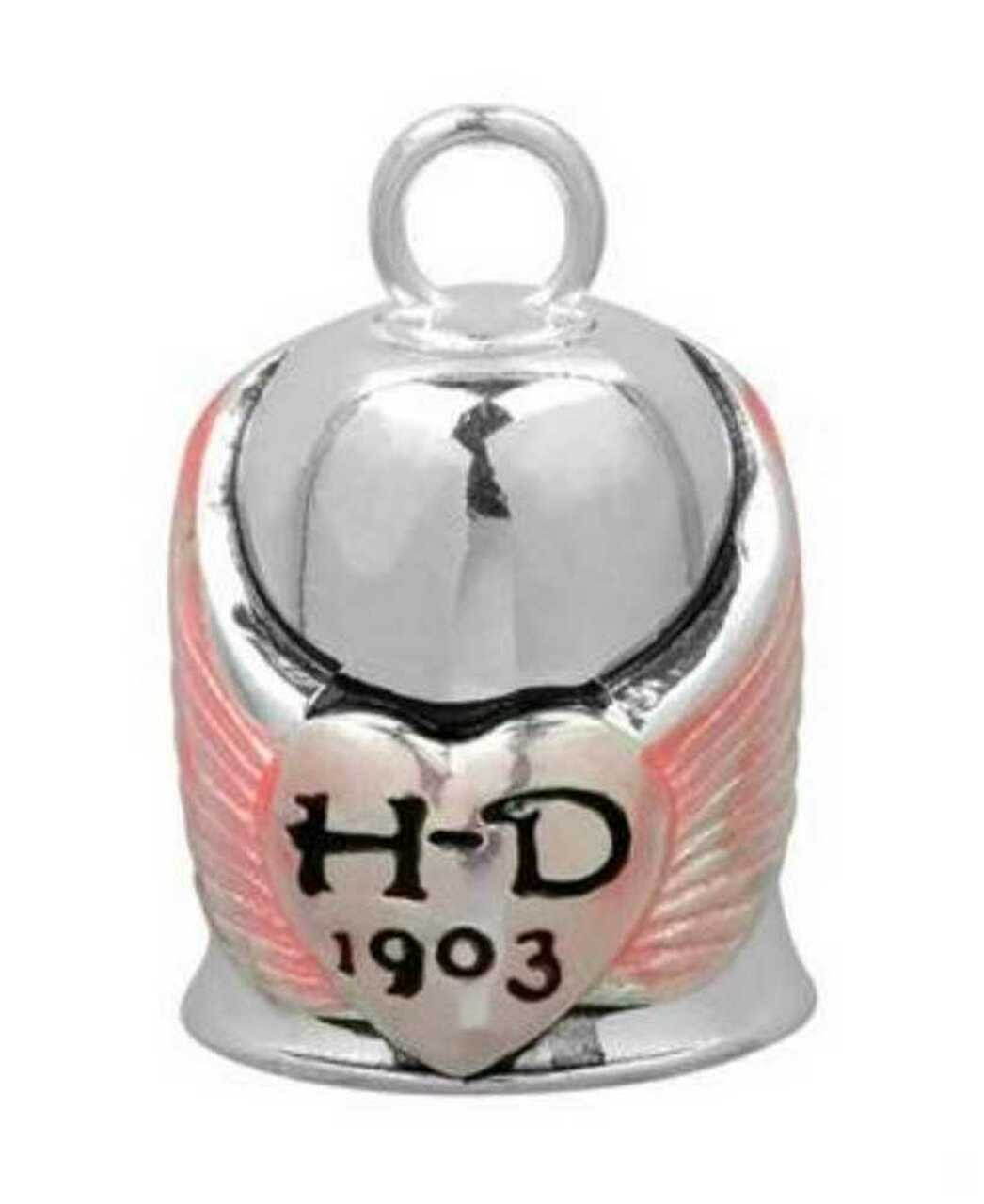 Harley Davidson ® Mod Jewelry® Pink Wings Ladies Motorcycle Ride Bell
