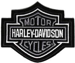 Harley-Davidson&reg;Gray Bar & Shield Logo PatchHarley&reg; Patch 3 SizesFREE SHIPPING - Product Image