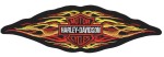 Harley-Davidson&amp;reg;Bar &amp; Shield Logo in Tribal Flames Patch FREE SHIPPING