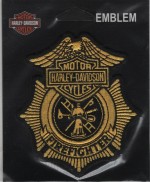 Harley Davidson&amp;reg; Firefighter Badge PatchHarley PatchFREE SHIPPING