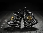Harley-Davidson&amp;reg; Willie G Skull &amp; Flames Motorcycle Ride Bell&amp;reg; - HRB083
