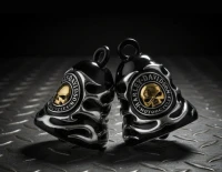 Harley-Davidson&reg; Willie G Skull & Flames Motorcycle Ride Bell&reg; - HRB083