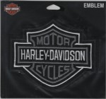 Harley-Davidson&amp;reg;Gray Bar &amp; Shield Logo PatchHarley&amp;reg; Patch 3 SizesFREE SHIPPING