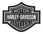 Harley-Davidson&amp;reg;Gray Bar &amp; Shield Logo PatchHarley&amp;reg; Patch 3 SizesFREE SHIPPING